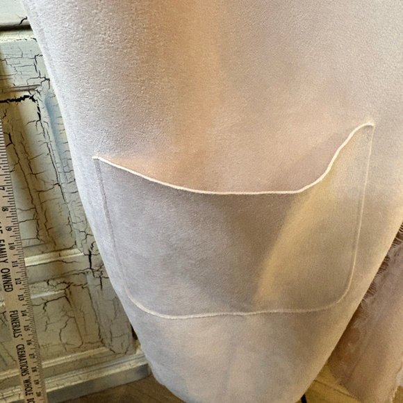 Cactus + Pearl Cream Long Cardigan Duster Open Front Sweater Pockets Boho 2X - Picture 5 of 6